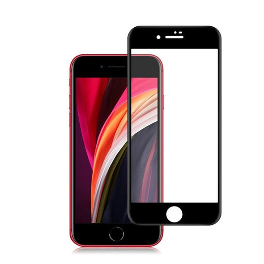 Folie Sticla securizata Vivimall® compatibila cu Apple iPhone 7/8G/SE 2020 Full Glue Negru - vivimall.ro