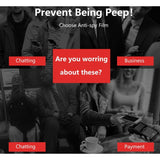 Folie Sticla securizata Flippy® compatibila cu Hawei Nova 9 Full Glue Privacy Negru - vivimall.ro