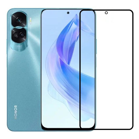 Folie Sticla Securizata, Flippy, Compatibila cu Honor 90 Lite, Full Glue, Margini Negre, Transparent - vivimall.ro