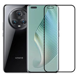 Folie sticlă securizată Honor Magic 5 Pro, Full Glue, margini negre – vedere frontală produs