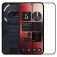 Folie Sticla Securizata, Vivimall, Compatibila cu Nothing Phone 2a, Full Glue, Margini Negre, Transparent - vivimall.ro