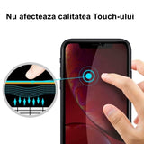 Folie Sticla securizata Flippy compatibila cu Samsung A70 Full Glue Privacy Duritate 9H Negru - vivimall.ro