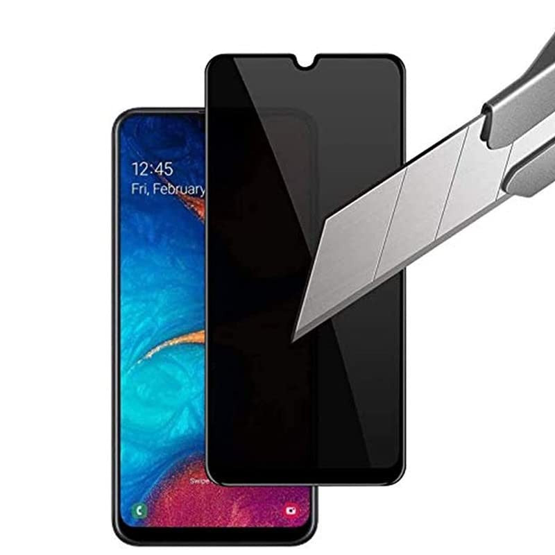 Folie Sticla securizata Flippy compatibila cu Samsung A70 Full Glue Privacy Duritate 9H Negru - vivimall.ro