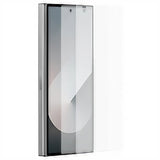 Folie sticlă securizată Samsung Galaxy Z Fold6 Ultra, 2.5D transparentă, vedere frontală aplicată pe ecran