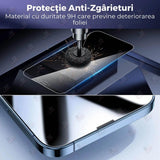 Folie Sticla Securizata, Vivimall, Pentru Apple iPhone 16 Pro Max, Privacy Classic, 2.5D, Confidentialitate 30°, Negru Transparent - vivimall.ro