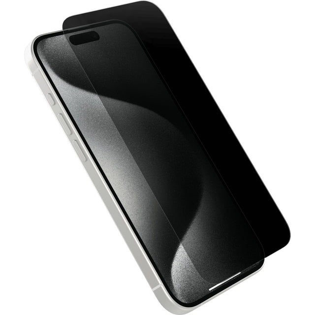 Folie privacy sticlă securizată iPhone 16 Pro, model Privacy Classic 2.5D, vedere frontală produs