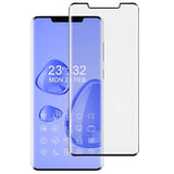 Folie sticlă securizată Full Glue pentru Huawei Mate 50 Pro, margini negre, vedere frontală