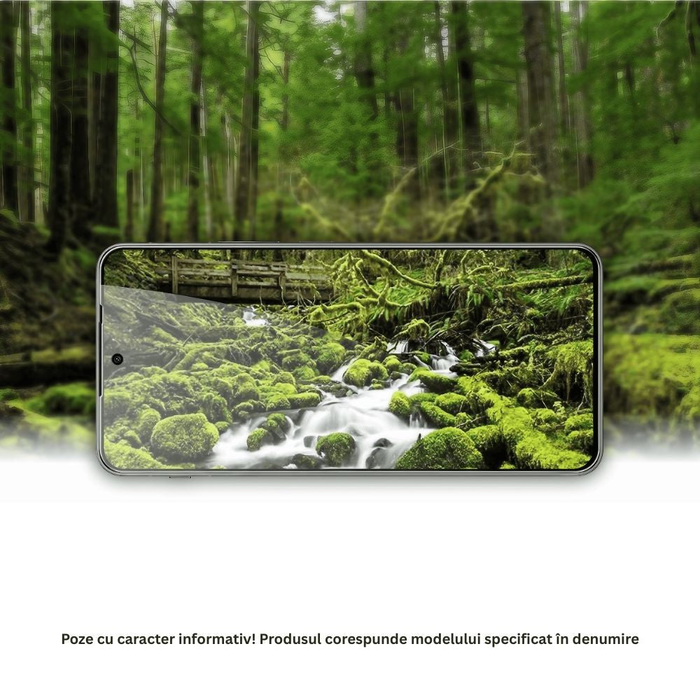Folie protecție sticlă temperată 9H pentru OnePlus Nord 3, detaliu margini rotunjite 2.5D