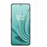 Folie sticlă securizată OnePlus Nord 3, design 2.5D transparent, vedere frontală pe cutie produs