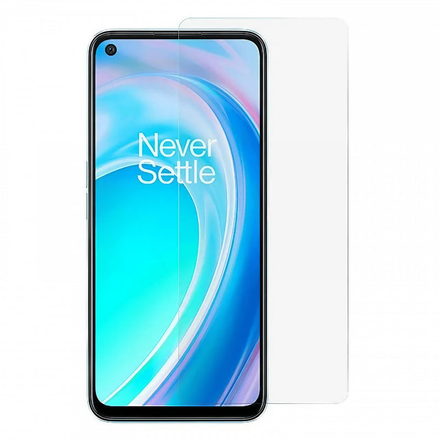Folie sticlă securizată OnePlus Nord CE2 Lite, design 2.5D transparent, vedere frontală produs