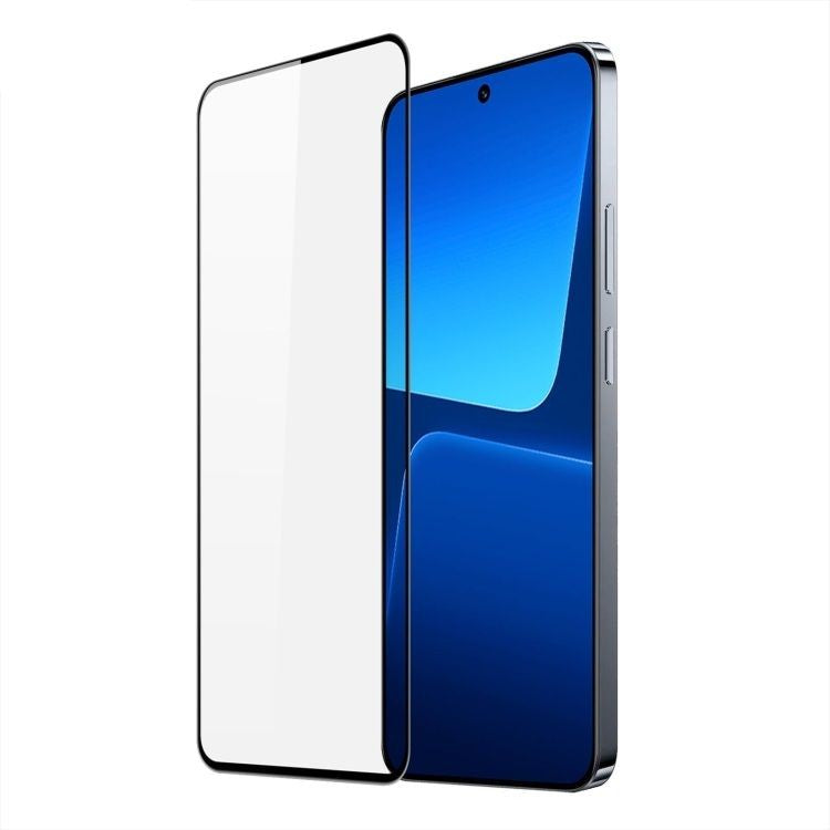 Folie sticlă securizată Redmi 13T, Full Glue, margini negre, duritate 9H – vedere frontală pachet
