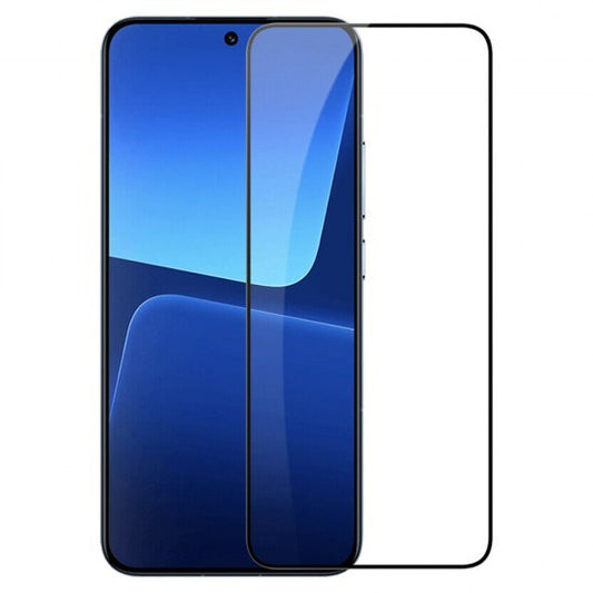 Folie Sticla Securizata, Vivimall, Pentru Redmi Note 13 5G, Full Glue, Margini Negre, Transparent - vivimall.ro