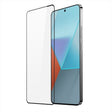 Folie sticlă securizată Redmi Note 13 Pro 4G, Full Glue, margini negre, vedere frontală