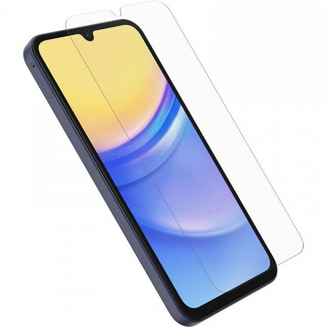 Folie sticlă securizată 2.5D HD pentru Samsung Galaxy A15 și A15 5G, vedere frontală, transparentă