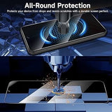 Folie Sticla Securizata, Vivimall, Pentru Samsung Galaxy A55, Privacy Classic, 2.5D, Confidentialitate 35°, Negru Transparent - vivimall.ro