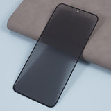 Folie Sticla Securizata, Vivimall, Pentru Samsung Galaxy A55, Privacy Classic, 2.5D, Confidentialitate 35°, Negru Transparent - vivimall.ro
