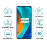 Folie sticlă securizată Samsung Galaxy S23 FE transparentă HD, vedere detaliată margini curbate