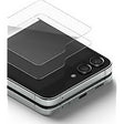 Folie sticlă securizată Samsung Galaxy Z Flip5, 2.5D HD transparentă, vedere frontală produs