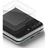Folie sticlă securizată Samsung Galaxy Z Flip5, 2.5D HD transparentă, vedere frontală produs