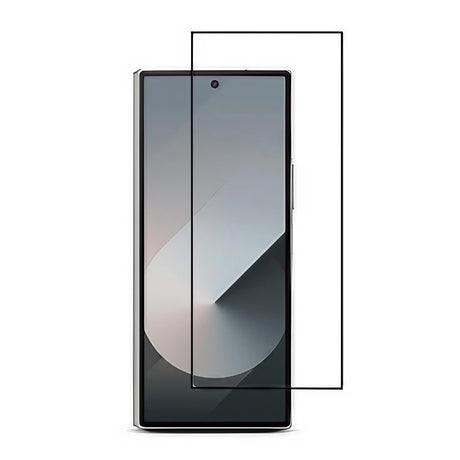 Folie Sticla Securizata, Vivimall, Pentru Samsung Galaxy Z Fold 5, Full Glue, Margini Negre, Transparent - vivimall.ro