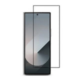 Folie sticlă securizată Samsung Galaxy Z Fold 6, Full Glue, margini negre – vedere frontală produs