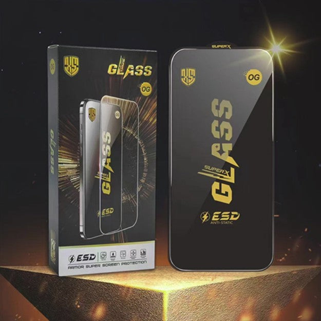 Folie sticlă iPhone 16 transparentă Super HD Glass, claritate ecran, vedere din față