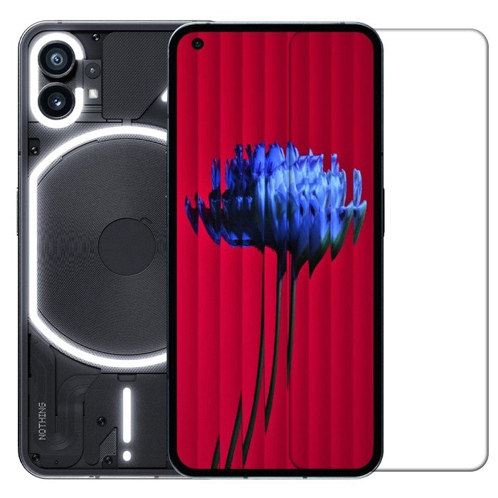 Folie sticlă securizată Nothing Phone 1, profil 2.5D, transparentă HD, vedere frontală produs