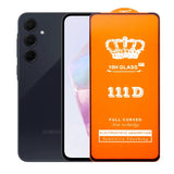 Folie Sticla Securizata pentru Samsung Galaxy A35 4G/5G, Flippy, Sticla de Protectie Compatibila cu Samsung Galaxy A35 4G/5G, Full Cover 111D, HD, Margini Negre, Transparenta - vivimall.ro