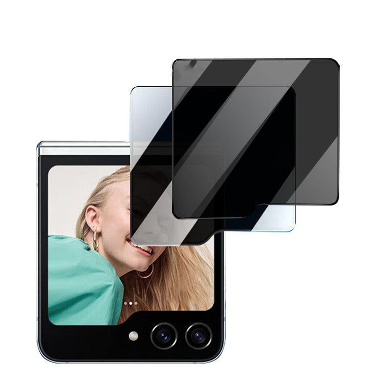 Pachet folie sticlă securizată Samsung Galaxy Z Flip 6 cu accesorii de instalare incluse