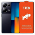 Folie sticlă securizată Xiaomi Poco M6 Pro 5G, Full Cover 111D, margini negre, vedere frontală