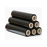 Folie Stretch Neagra pentru Uz Manual, 500mm Latime , 1.5 Kg/Rola , 6 role/bax - vivimall.ro
