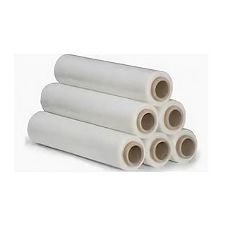 Folie stretch transparentă manuală 500mm, rolă de 1,5 kg, grosime 23 µm — vedere frontală