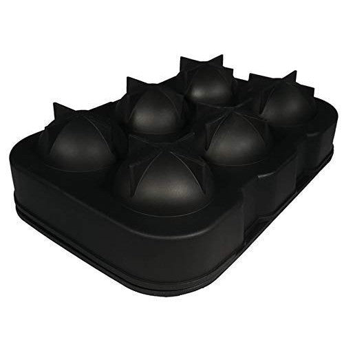 Forma Pentru Gheata, 6 Forme Sferice, Din Silicon, 17 X 12 X 6 Cm, Negru - vivimall.ro