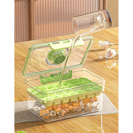 Forma de Gheata, Vivimall, Doua Straturi, Inchidere Etans, din PP+PET, 19 x 12 x 9.5 cm, Verde - vivimall.ro