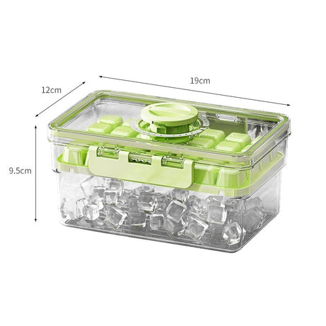 Forma de Gheata, Vivimall, un Strat, Inchidere Etans, din PP+PET, 19 x 12 x 9.5 cm, Verde - vivimall.ro