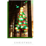 Decoratiune De Craciun Pentru Fereastra Brad, Cu Led-Uri, 26 Cm