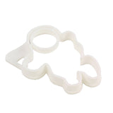 Forma pentru Alimente, Vivimall, pentru Omlete/Prajituri/Clatite, din Silicon, Model Astronaut,15 x 11.5 x 2 cm, Alb - vivimall.ro