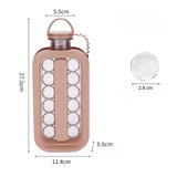Forma Pentru Gheata 2 In 1 Portabila, Sub Forma De Sticla, Sfere, Diametru 3 Cm, Multifunctional, 17 Bilute, 27.5 X 11.4 X 5.5 Cm, Culoare Roz Pal - vivimall.ro