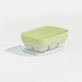 Forma Pentru Gheata Cu Presa Din Silicon Alimentar, 6 Cuburi, Caserola Pentru Depozitare, Usor De Folosit Si Curatat, 10.5 X 7.5 X 4.1 Cm - vivimall.ro