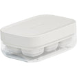 Forma Pentru Gheata Cu Presa Din Silicon Alimentar, 6 Cuburi, Caserola Pentru Depozitare, Usor De Folosit Si Curatat, 10.5 X 7.5 X 4.1 Cm - vivimall.ro