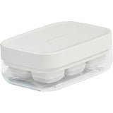 Forma Pentru Gheata Cu Presa Din Silicon Alimentar, 6 Cuburi, Caserola Pentru Depozitare, Usor De Folosit Si Curatat, 10.5 X 7.5 X 4.1 Cm - vivimall.ro