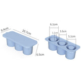 Forma Pentru Gheata, Din Silicon, Cuburi De Gheata, Forme Rotunde, Inghetare Rapida, 20.7 X 8.4 X 6.5 Cm - vivimall.ro