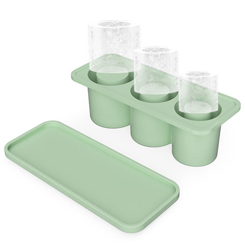 Forma Pentru Gheata, Din Silicon, Cuburi De Gheata, Forme Rotunde, Inghetare Rapida, 20.7 X 8.4 X 6.5 Cm - vivimall.ro