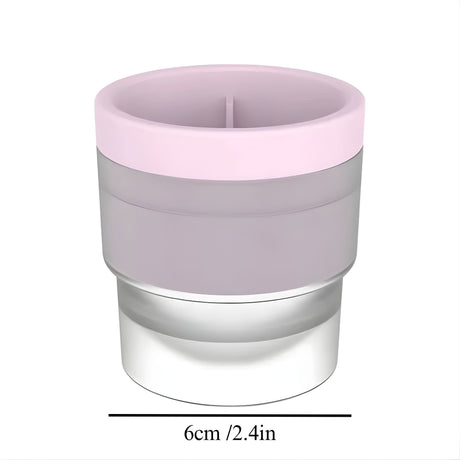 Forma pentru Gheata, Flippy, Sfera XL 6 cm, Silicon Alimentar Premium, Reutilizabila, Topire Lenta pentru Whiskey si Cocktail, Design Stackable, Roz