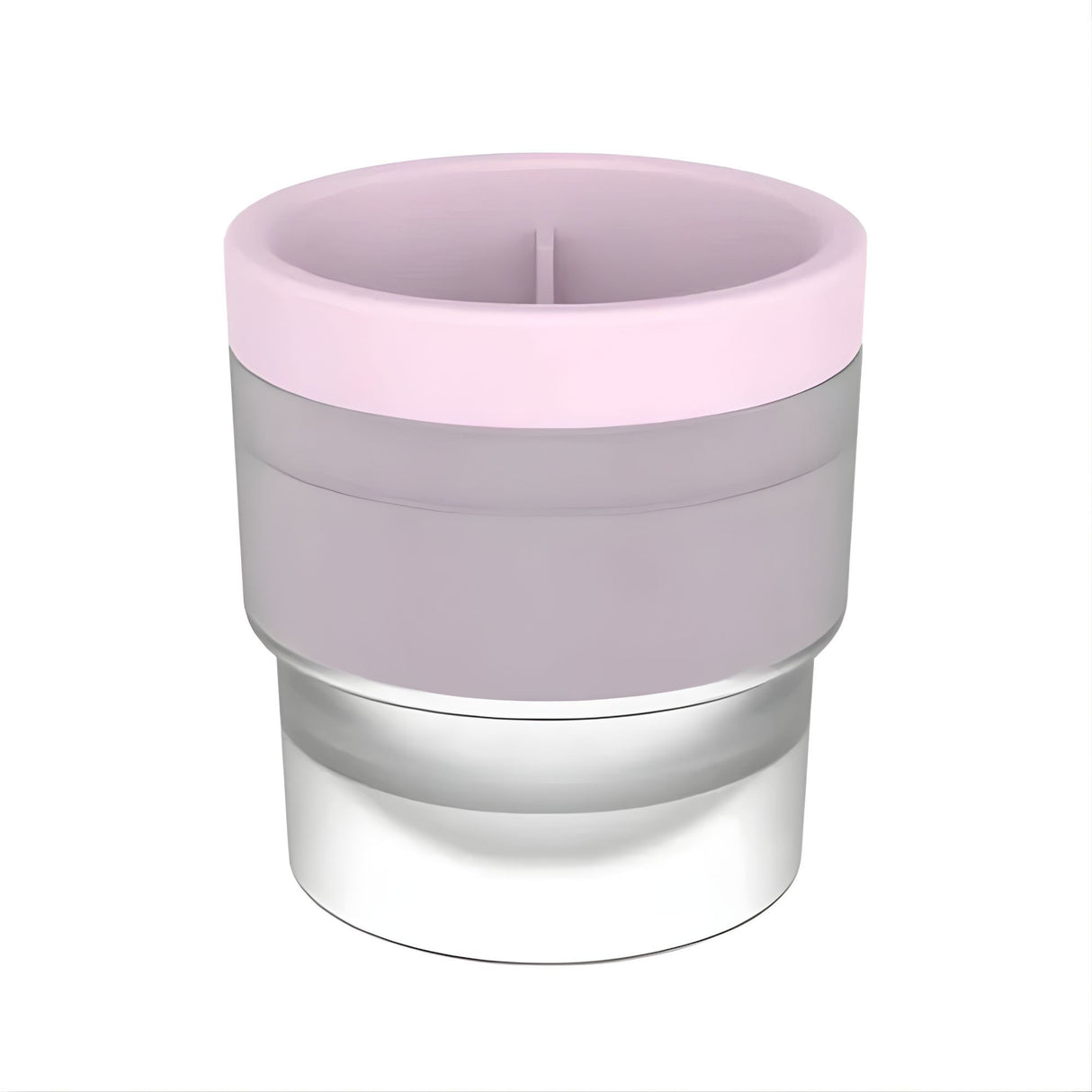 Forma pentru Gheata, Flippy, Sfera XL 6 cm, Silicon Alimentar Premium, Reutilizabila, Topire Lenta pentru Whiskey si Cocktail, Design Stackable, Roz