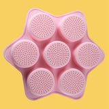Forme De Silicon Pentru Copt, 7 Forme Rotiunde, Pentru Burgeri Si Prajituri, 38.5 X 4 Cm - vivimall.ro