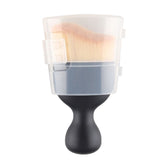 Pensula Multifunctionala, Vivimall, Pentru Machiaj sau Indepartat Praful din Masina, Par Sintetic, cu Capac de Protectie, Negru - vivimall.ro