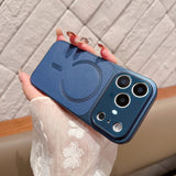 Carcasa Magnetica Mata, Flippy, pentru iPhone 17, Argintiu