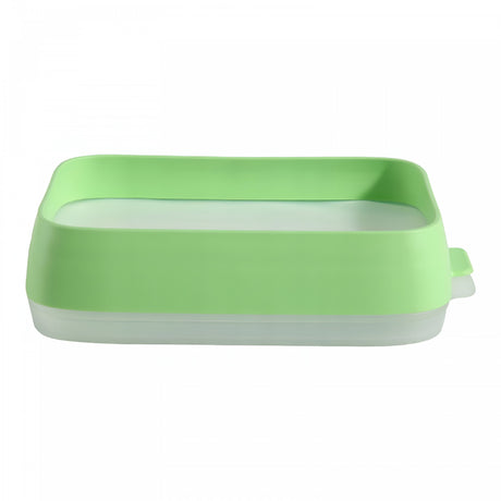 Recipient De Depozitare Alimente, Etans, Pentru Frigider, Din Plastic, Mentinere Proaspata, Reutilizabil, Rezistent La Temperaturi Extreme, 22X14.7X5 Cm, Verde - vivimall.ro
