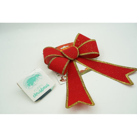 Funda pentru brad, Rosie, cu margini aurii, 15 x 23 cm, PVC, Flippy - vivimall.ro